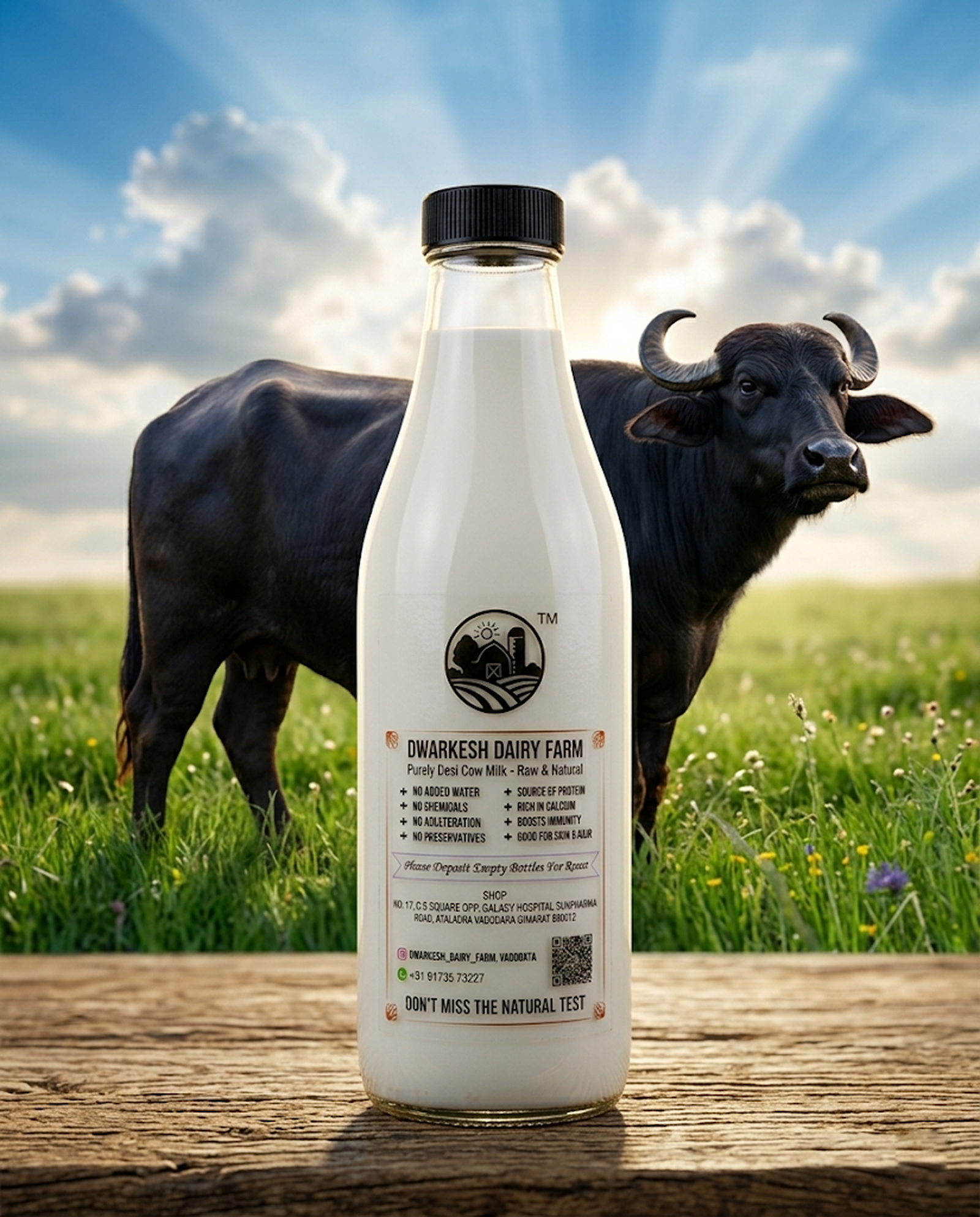 Fresh Buffalo Milk